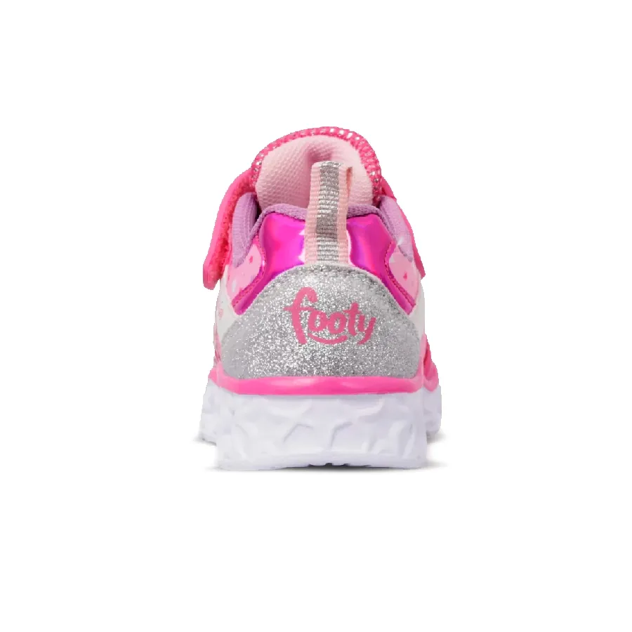 Imagen 2 de 3 de Zapatillas Footy Mini Little Golden-ROSA/FUCSIA/PLATA