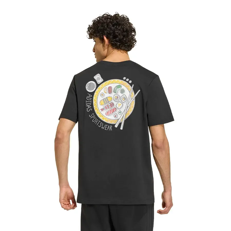 Imagen 2 de 6 de Remera adidas originals Graphic Sushi Logo-NEGRO