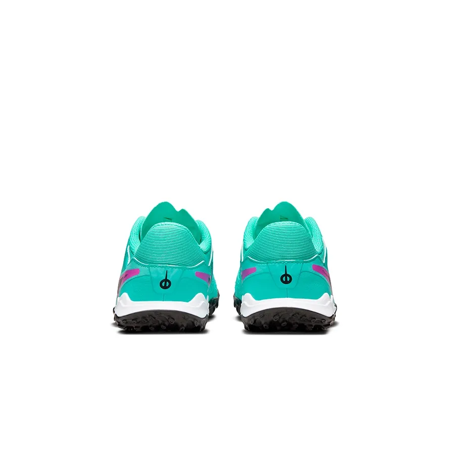 Imagen 4 de 5 de Botines Nike Tiempo Legend 10 Academy Tf-AQUA/VIOLETA/NEGRO