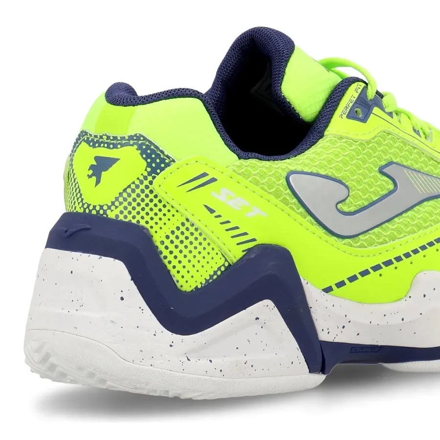 Imagen 5 de 6 de Zapatillas Joma Tenis Set 2403-VERDE FLUOR/MARINO