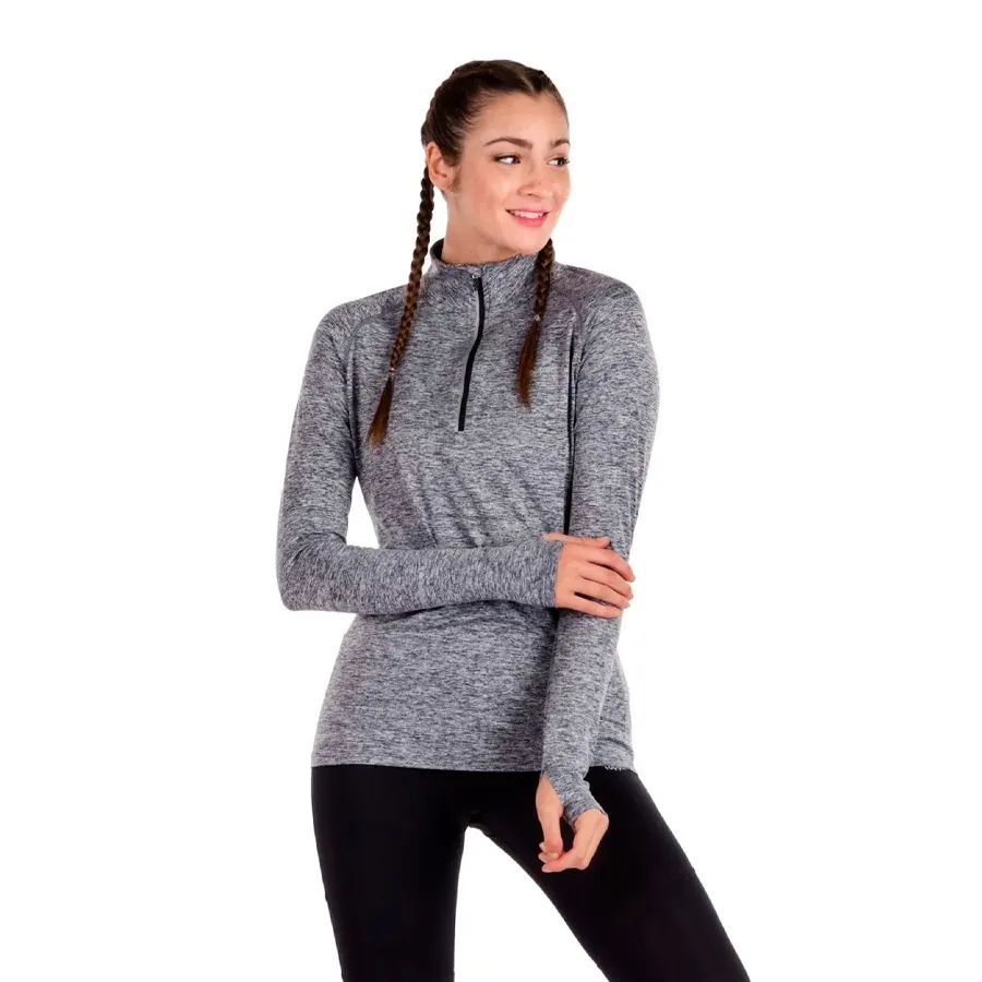 Imagen 1 de 4 de Buzo Topper Mid Layer Rng-GRIS