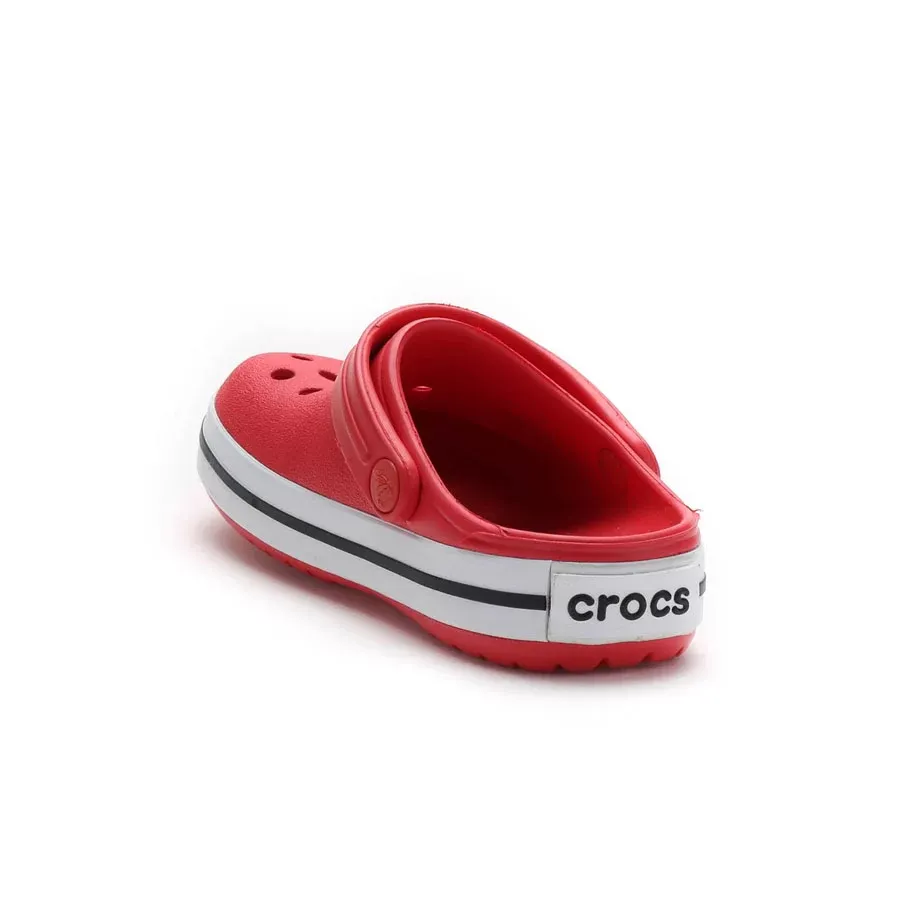Imagen 3 de 5 de Ojotas Crocs Crocband Kids-ROJO