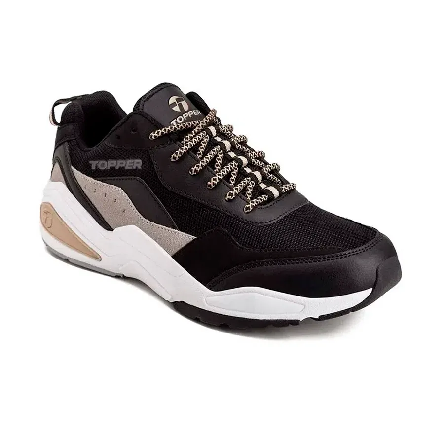 Imagen 1 de 5 de Zapatillas Topper Circus-NEGRO/GRIS/BEIGE