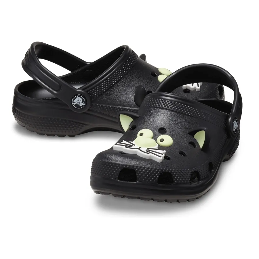 Imagen 3 de 6 de Sandalias Crocs Classic Glow Black Cat-NEGRO