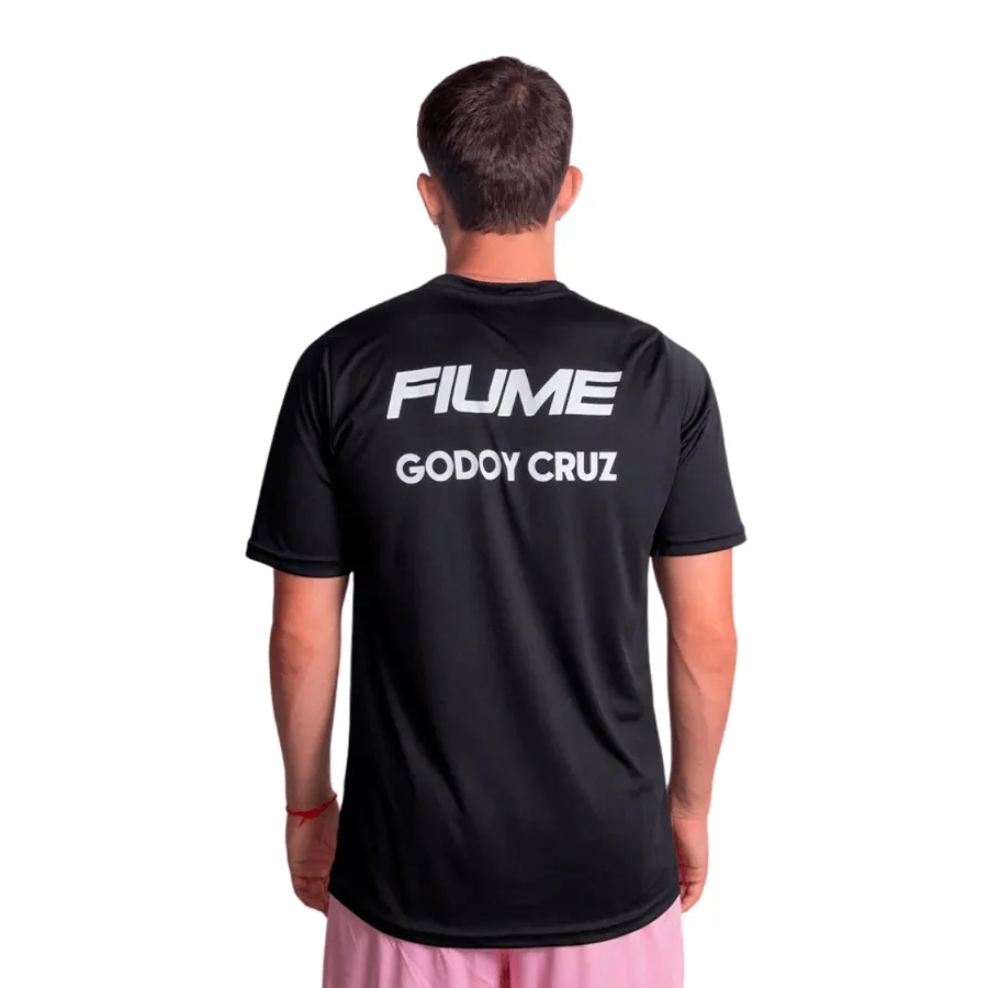 Imagen 1 de 2 de Camiseta Fiume Sport Pre Match Gc 25-NEGRO/AZUL