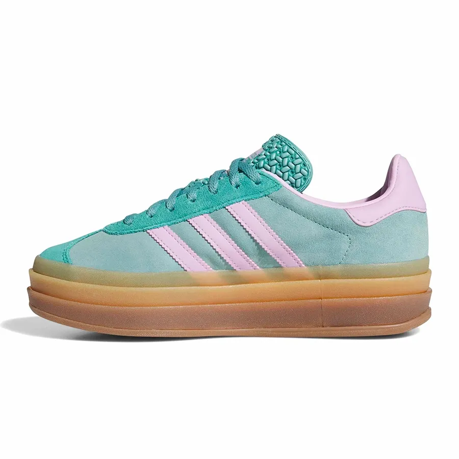 Imagen 2 de 7 de Zapatillas adidas originals Gazelle Bold-VERDE AGUA/LILA
