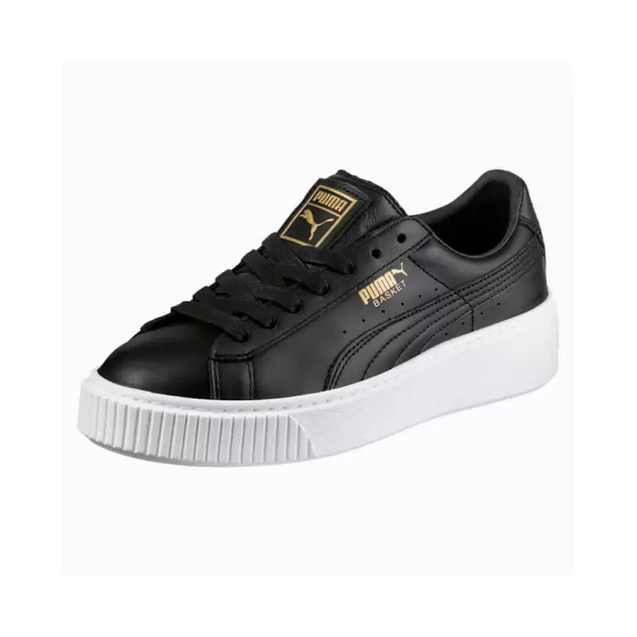 Imagen 1 de 5 de Zapatillas Puma Basket Platform Core-NEGRO/BLANCO