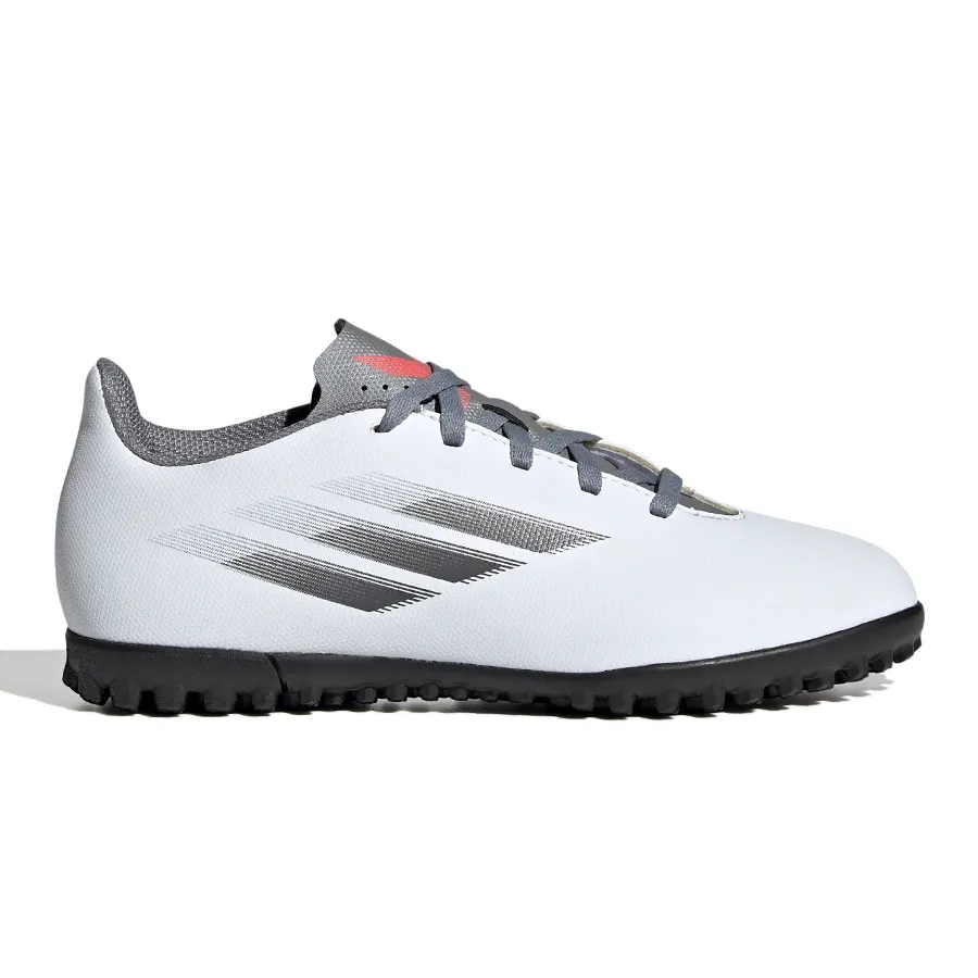 Imagen 0 de 6 de Botines adidas X Speedflow 4 Tf J-BLANCO/GRIS/NEGRO