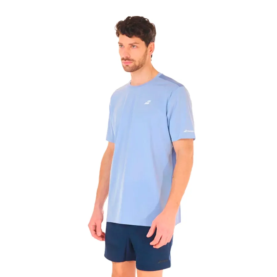 Imagen 1 de 5 de Remera Babolat Viper Sky-CELESTE