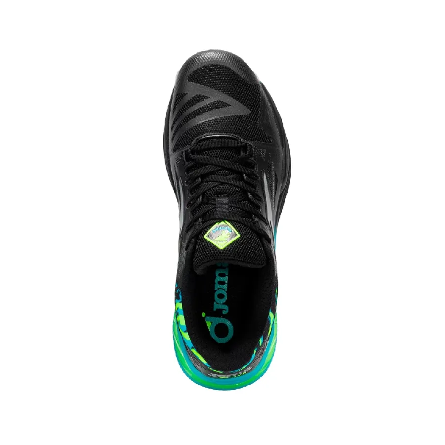 Imagen 2 de 4 de Zapatillas Joma Spin S2501-NEGRO/VERDE