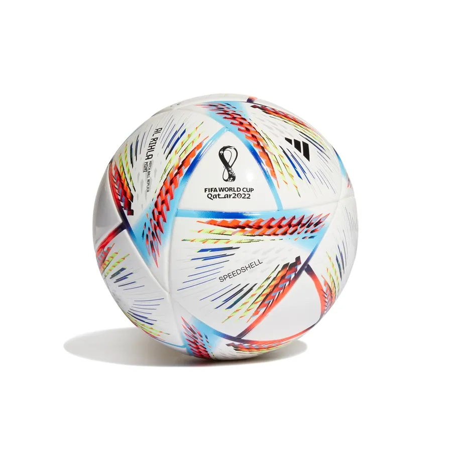 Imagen 1 de 4 de Pelota adidas Al Rilha Mini-BLANCO/NARANJA/AZUL