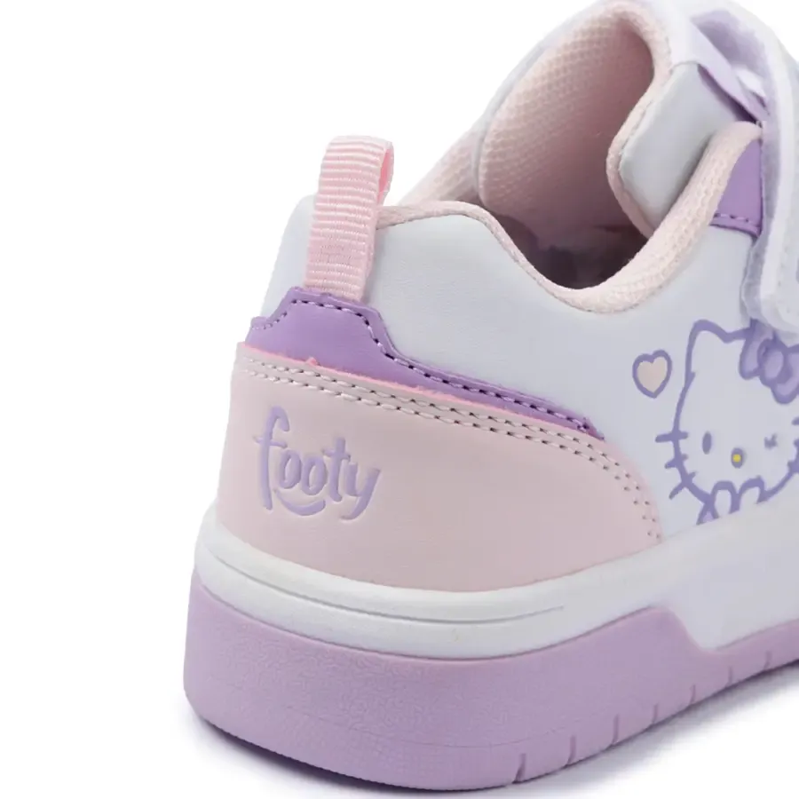 Imagen 5 de 6 de Zapatillas Footy Hello Kitty-BLANCO/ROSA/LILA