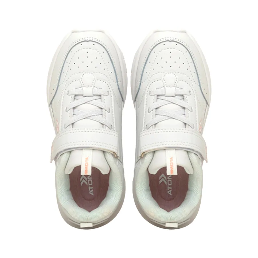 Imagen 3 de 6 de Zapatillas Atomik Velcro Ohio-BLANCO/ROSA