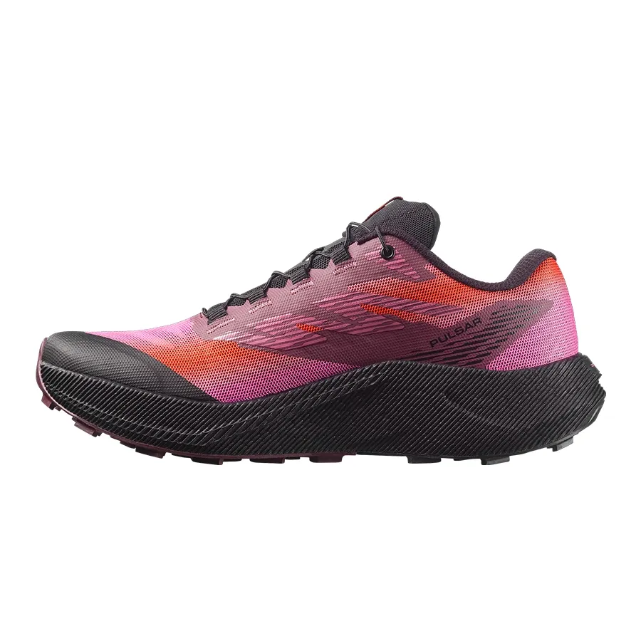 Imagen 2 de 6 de Zapatillas Salomon Pulsar Quiver-MORADO/NEGRO