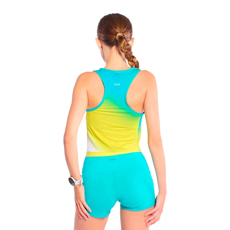 Imagen 1 de 4 de Musculosa Saucony Endorphin-TURQUESA/AMARILLO FLUOR