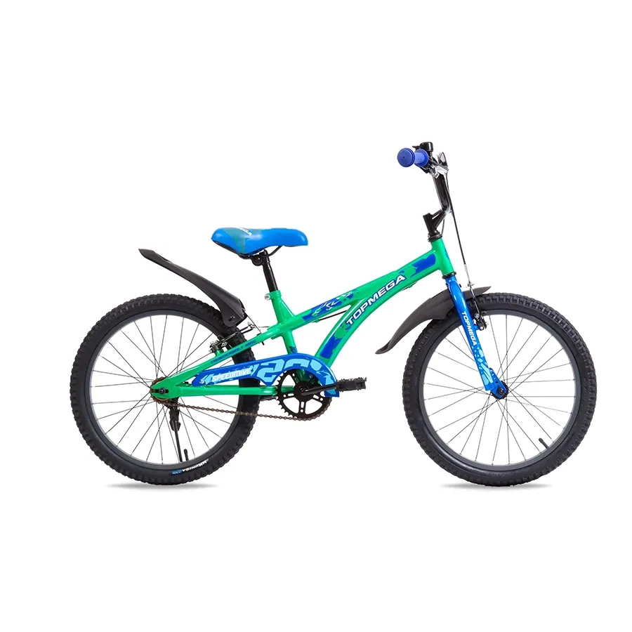 Imagen 0 de 7 de Bicicleta TopMega Speedmike R20 1vel-VERDE/AZUL