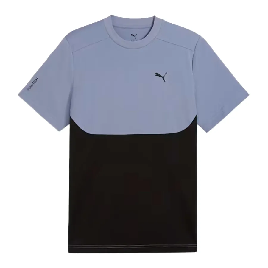 Imagen 2 de 4 de Remera Puma tech-GRIS/NEGRO