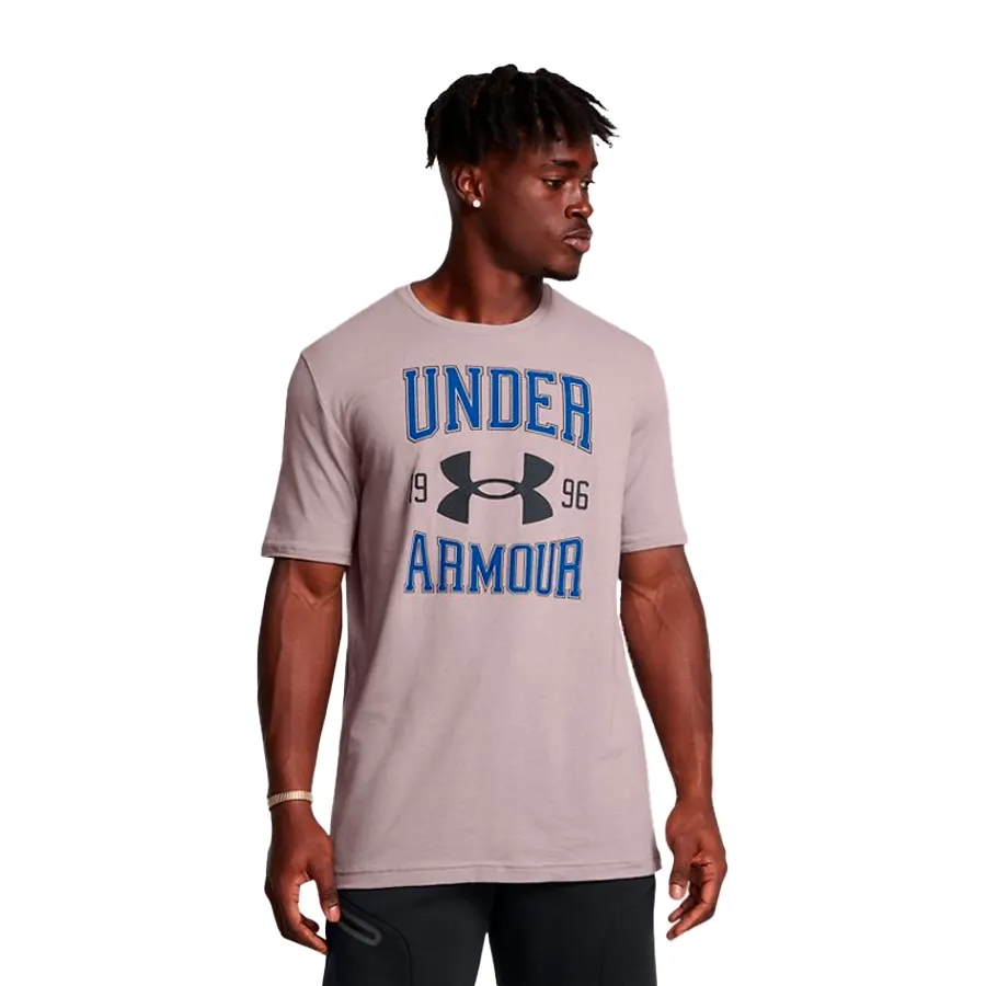 Imagen 0 de 4 de Remera Under Armour Vintage Logo-GRIS/AZUL/NEGRO