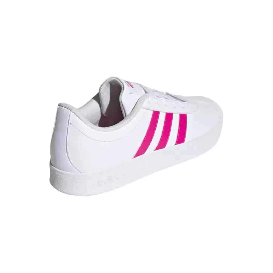 Imagen 2 de 5 de Zapatillas adidas Vl Court 2.0 K-BLANCO/FUCSIA