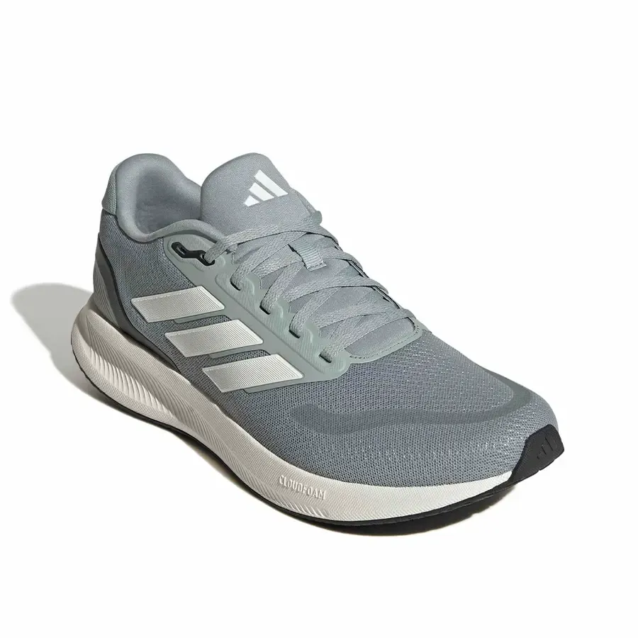 Imagen 2 de 8 de Zapatillas adidas Runfalcon 5-GRIS/NEGRO/BLANCO