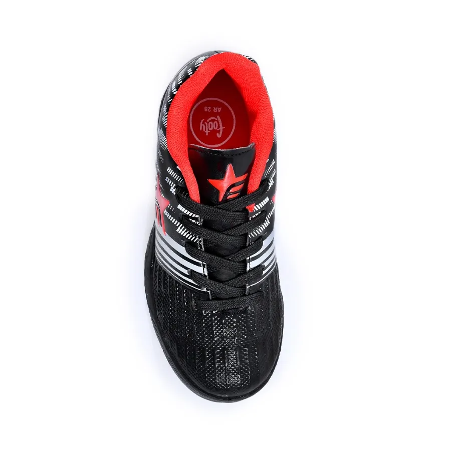 Imagen 1 de 4 de Botines Footy Champions-NEGRO/ROJO/BLANCO