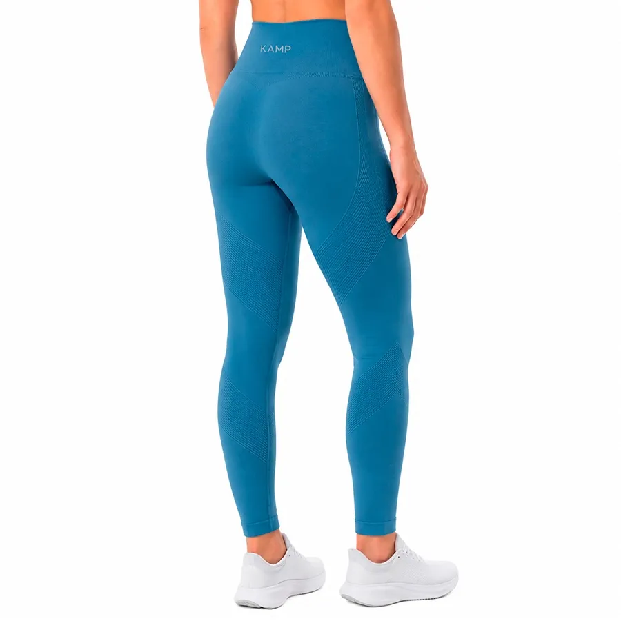 Imagen 1 de 2 de Calza Kamp Kalma Seamless-AZUL PETROLEO