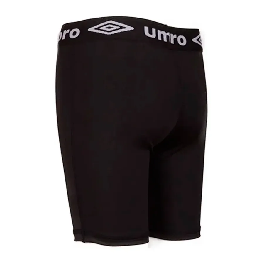 Imagen 1 de 3 de Calza Umbro Kids Térmica-NEGRO/BLANCO
