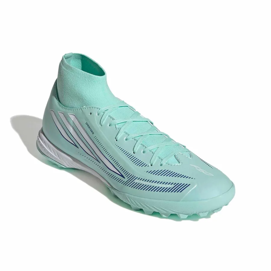 Imagen 2 de 7 de Botines Multitapón adidas Botines F50 Sparkfusion League Tf-TURQUESA/BLANCO