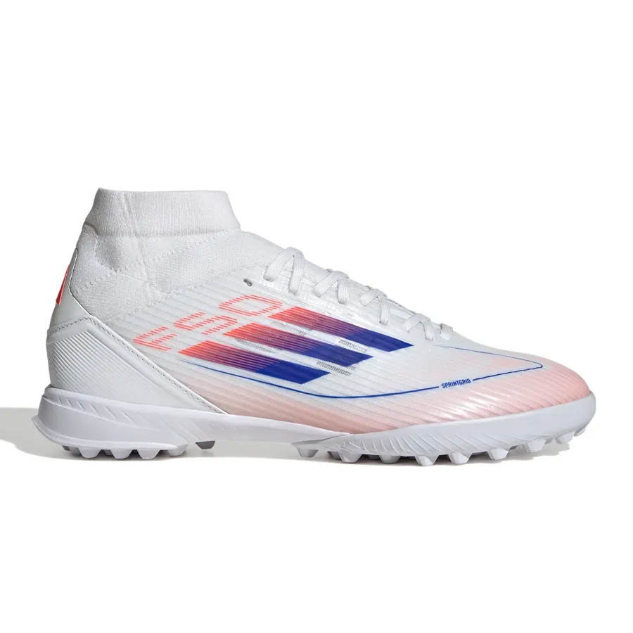 Imagen 0 de 8 de Botines adidas F50 League Mid Tf-BLANCO/AZUL/NARANJA