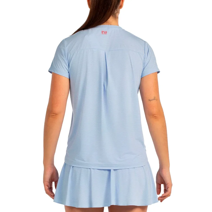 Imagen 2 de 4 de Remera Bullpadel Chamuy-CELESTE