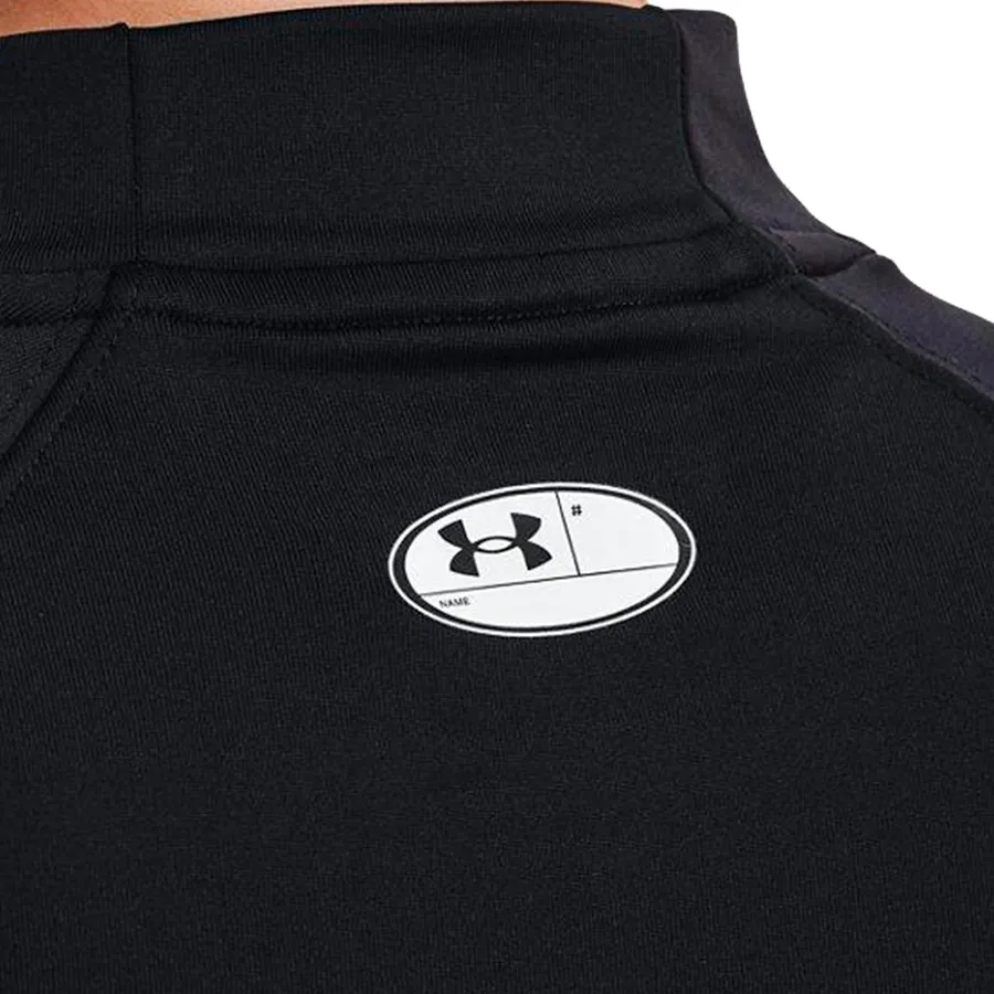 Imagen 4 de 5 de Remera Under Armour Manga Larga ColdGear-NEGRO
