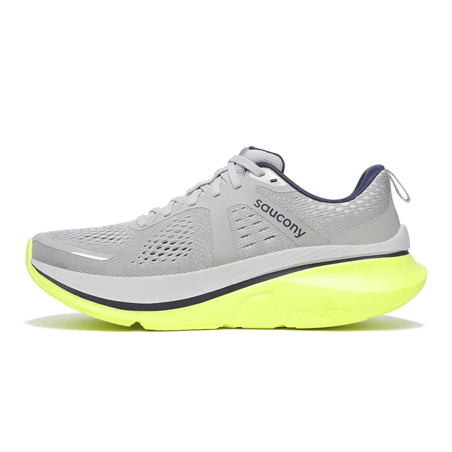 Imagen 2 de 5 de Zapatillas Saucony Guide 18-GRIS/AMARILLO FLUOR