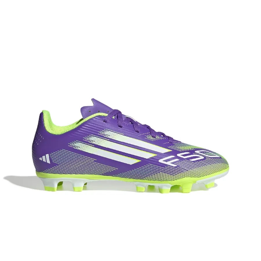 Imagen 0 de 7 de Botines adidas F50 Club Fg Niño-PURPURA/VERDE FLUOR