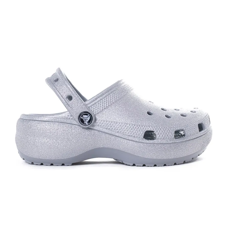 Imagen 0 de 4 de Ojotas Crocs Classic Platform Clog-PLATA