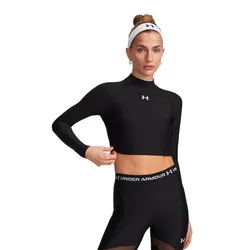 Remera Under Armour Heatgear Crop Mock Ls