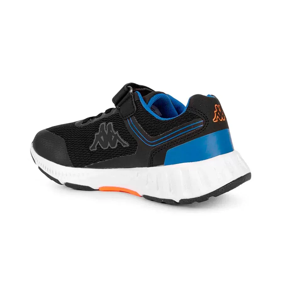 Imagen 3 de 5 de Zapatillas Kappa Logo Faster Ev Kid-NEGRO/AZUL