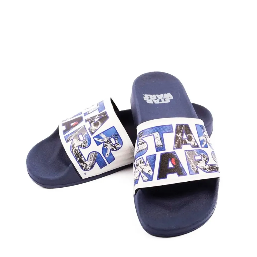 Imagen 1 de 4 de Sandalias Collab Star Wars 23-AZUL/BLANCO