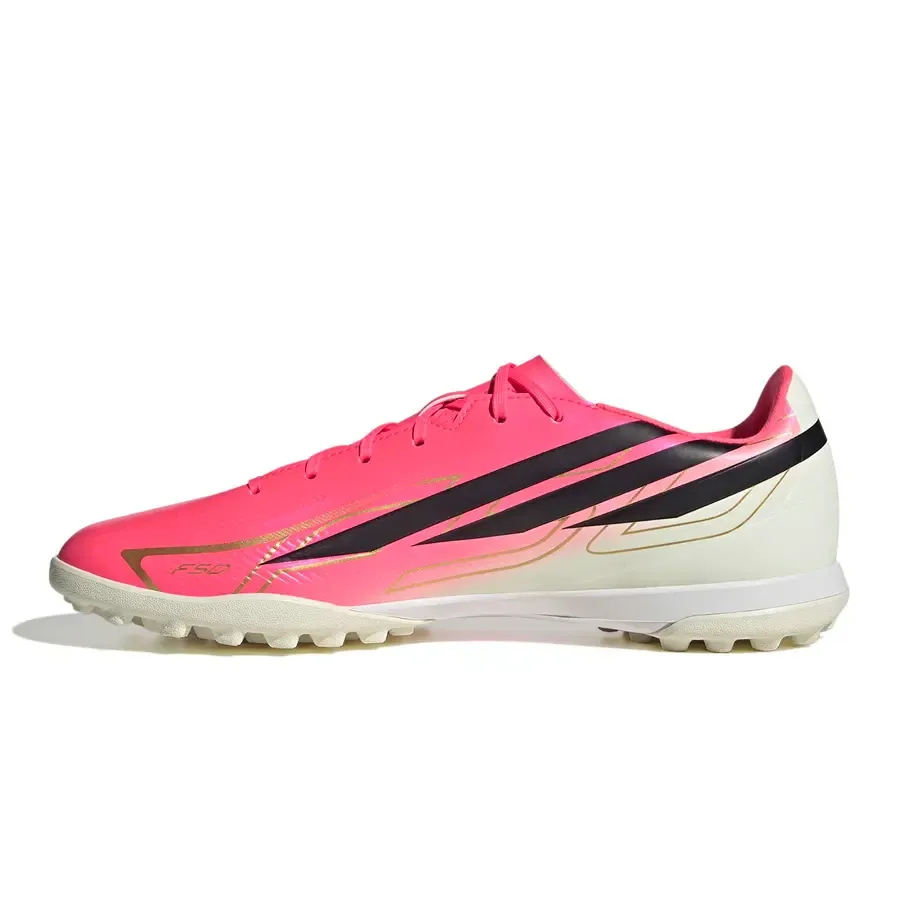 Imagen 2 de 7 de Botines Multitapón adidas F50 Hyperfast Club-ROSA/NEGRO/BLANCO
