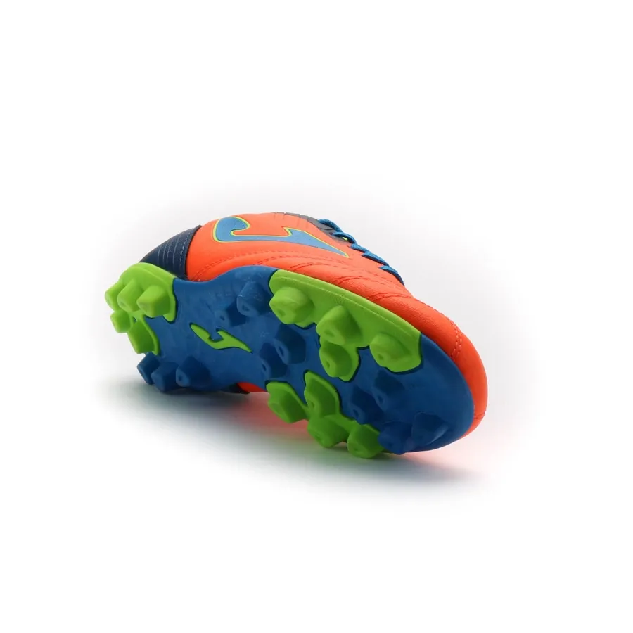Imagen 4 de 5 de Botines Joma Toledo Campo Jr Fw-NARANJA/AZUL