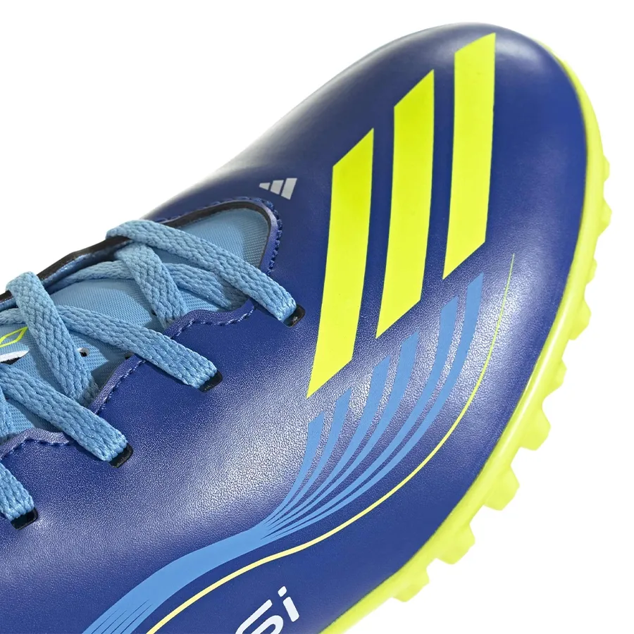 Imagen 5 de 7 de Botines adidas F50 Messi Club Tf-AZUL FRANCIA/AMARILLO FLUOR/CELESTE