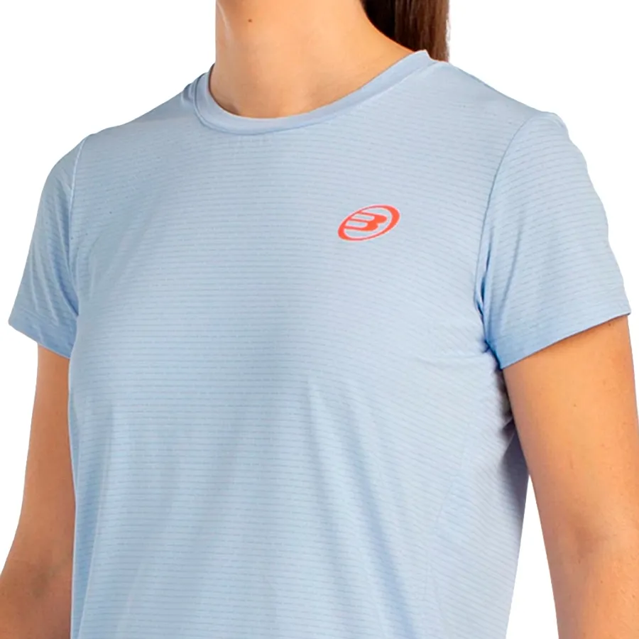 Imagen 3 de 4 de Remera Bullpadel Chamuy-CELESTE