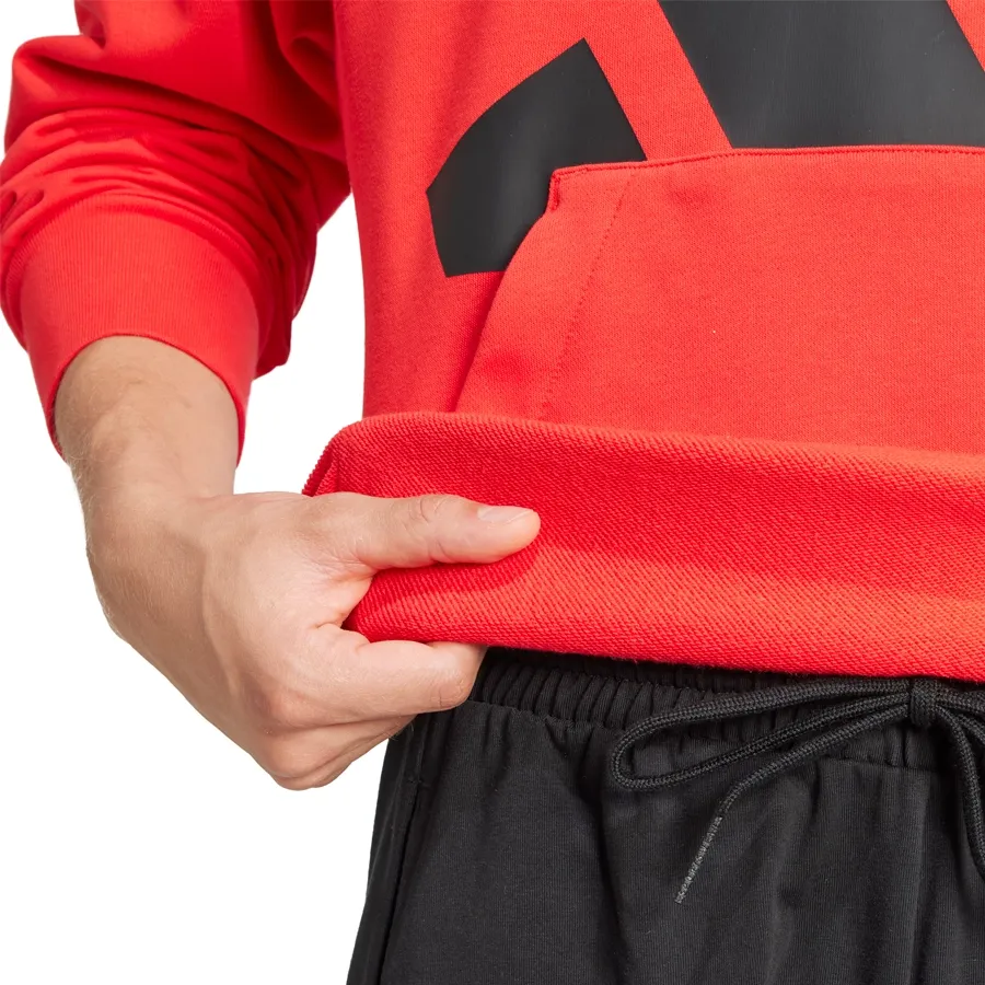 Imagen 4 de 5 de Buzo adidas Essentials Logo-ROJO/NEGRO