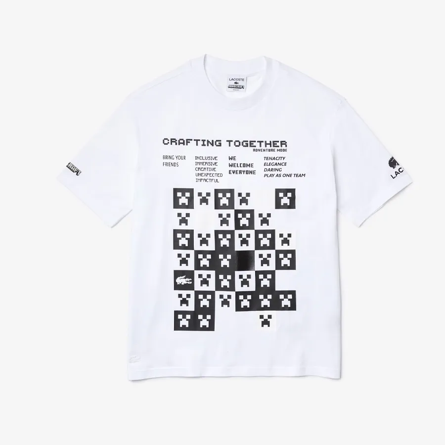 Imagen 4 de 5 de Remera Lacoste -NEGRO/BLANCO