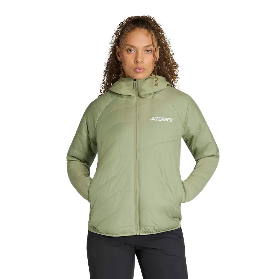 Imagen 0 de 5 de Campera adidas Híbrida Aislada Terrex Multi Climawarm-VERDE SECO