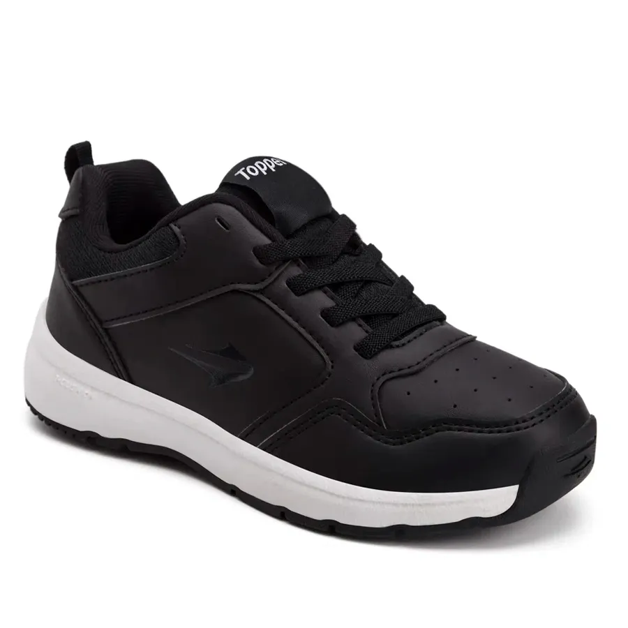 Imagen 4 de 5 de Zapatillas Topper Leon III Kids-NEGRO/BLANCO