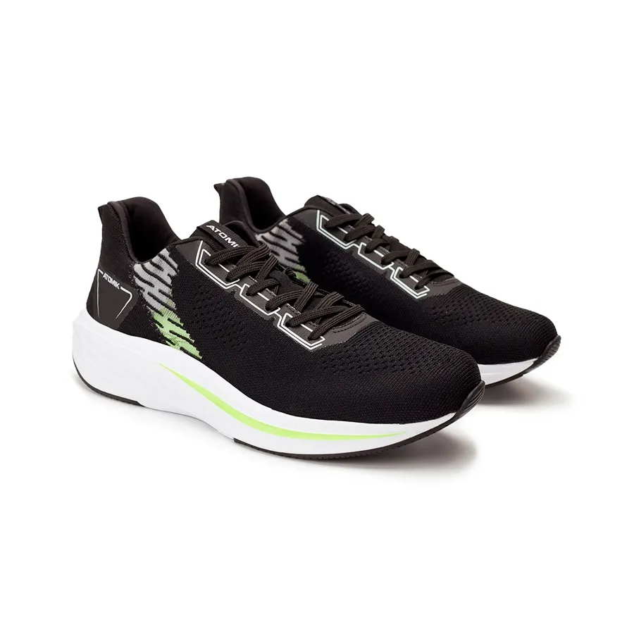 Imagen 1 de 5 de Zapatillas Atomik Deportivo Cordon Magnus 22-NEGRO/BLANCO