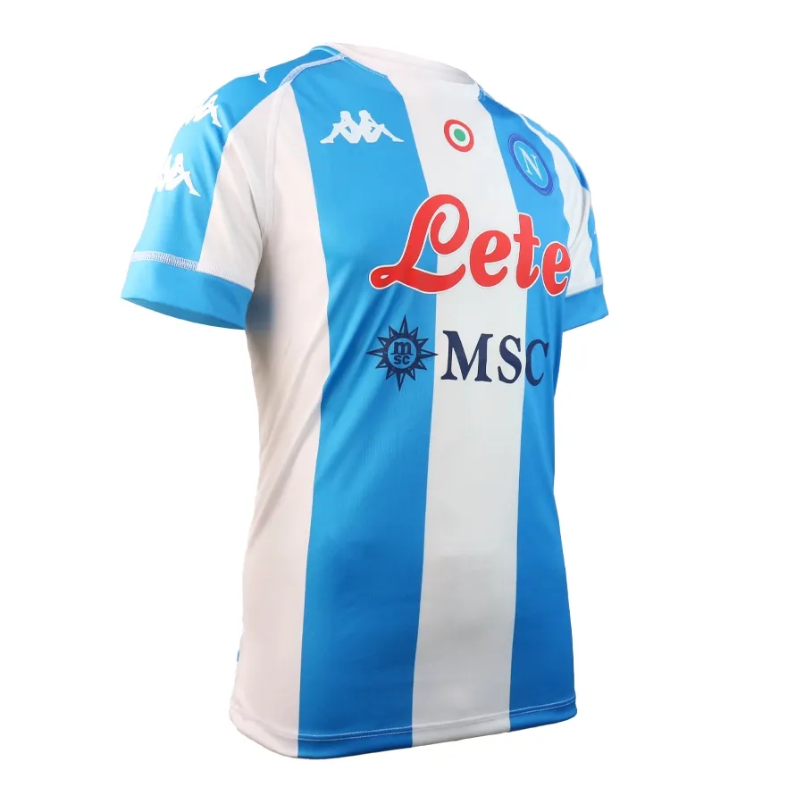 Imagen 1 de 5 de Camiseta Kappa Kombat Extra Napoli-BLANCO/AZUL