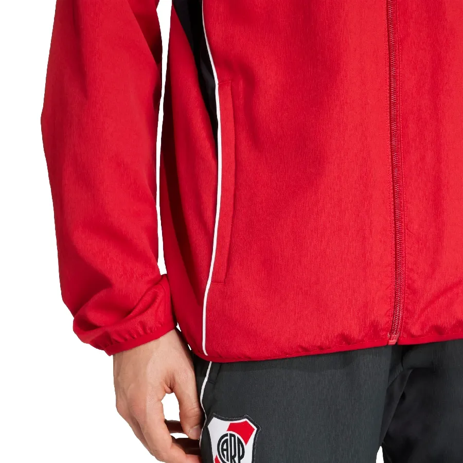 Imagen 4 de 5 de Campera adidas Presentación de River Plate Tiro 25 Competition-ROJO