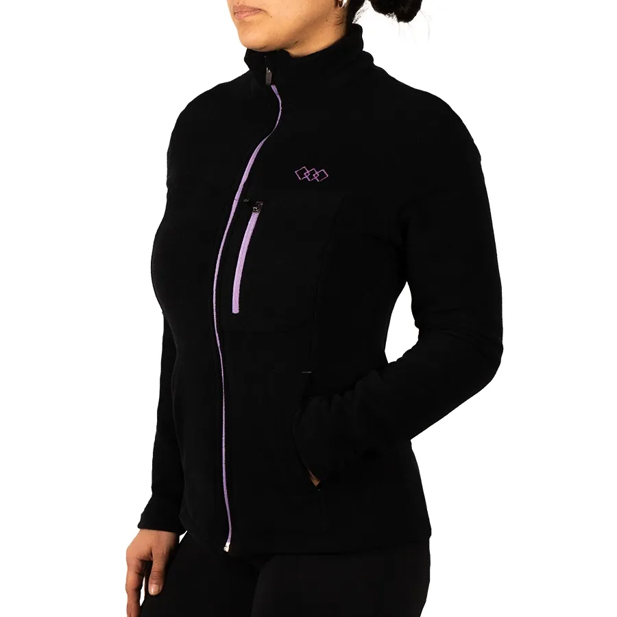 Imagen 2 de 5 de Campera Kamp Micropolar W25-NEGRO