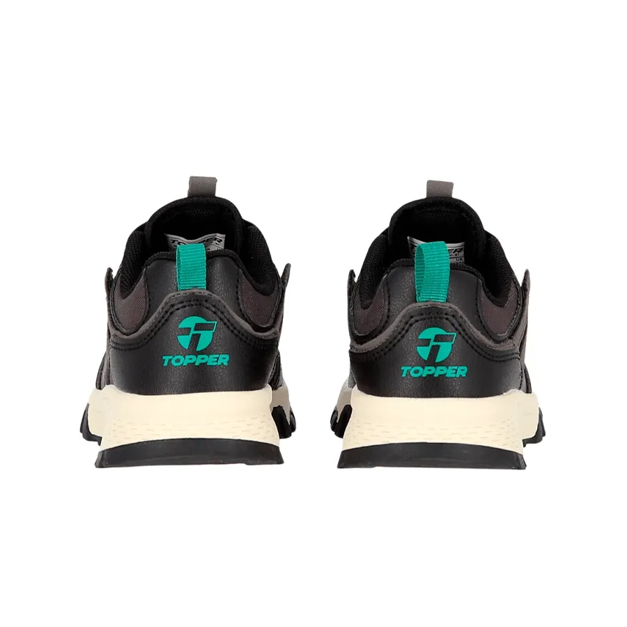 Imagen 4 de 6 de Zapatillas Topper Ever 2.0 Kids-NEGRO/GRIS/VERDE